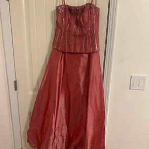 Stunning bustier gown